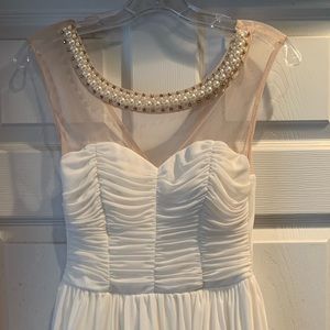 Beautiful White Cocktail-Homecoming Dress or even a Winter Formal